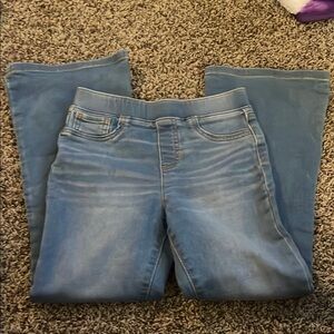 Jumping Beans Kids Light Blue Stretchy Bell Bottom Blue Jeans